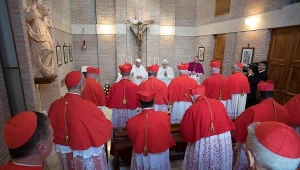 Kardynałowie podczas konsystorza w Watykanie