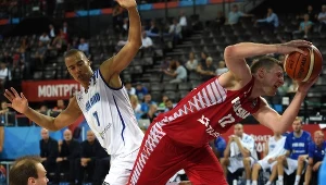 Adam Waczyński podczas Eurobasketu w 2015 roku
