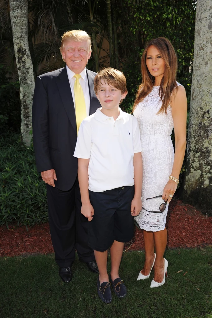 Donald Trump, Melania Trump i Barron Trump