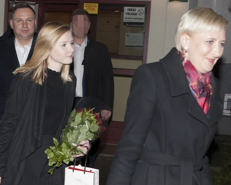 Kinga Duda z rodzicami Kinga Duda z rodzicami