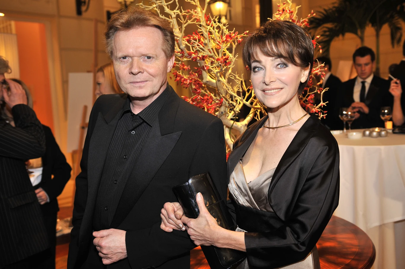 Irena Jarocka, na zdj. z Michałem Bajorem