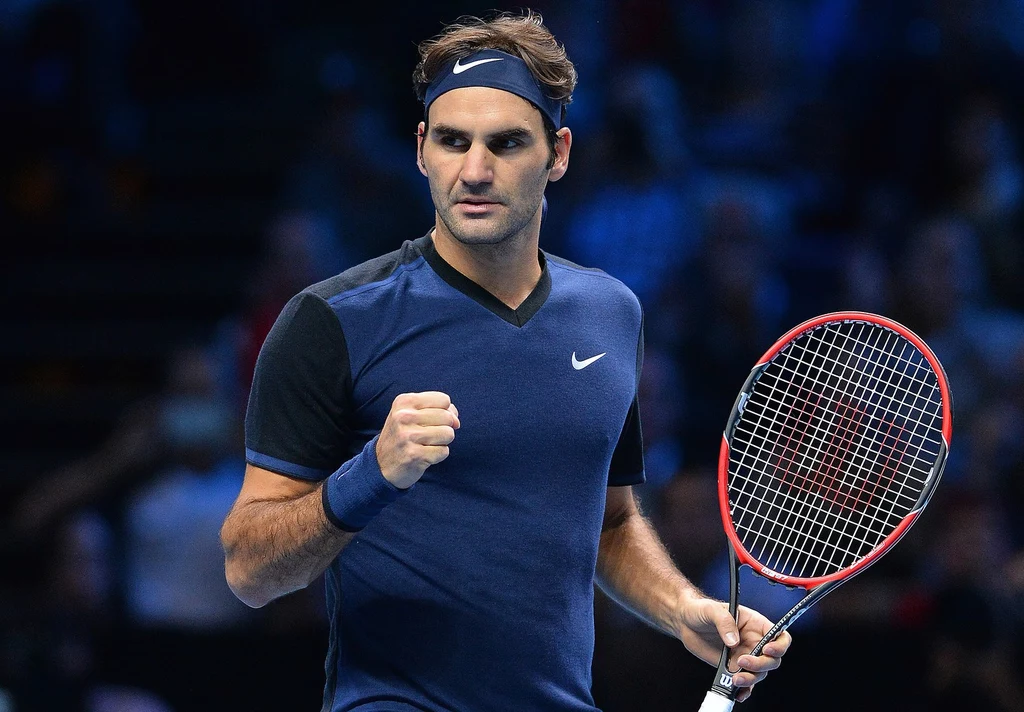 Przykład dobrego psychopaty. Opanowany i bezwzględny na korcie Roger Federer