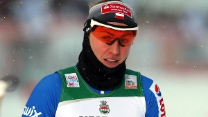 Justyna Kowalczyk w trakcie biegów w Kuusamo