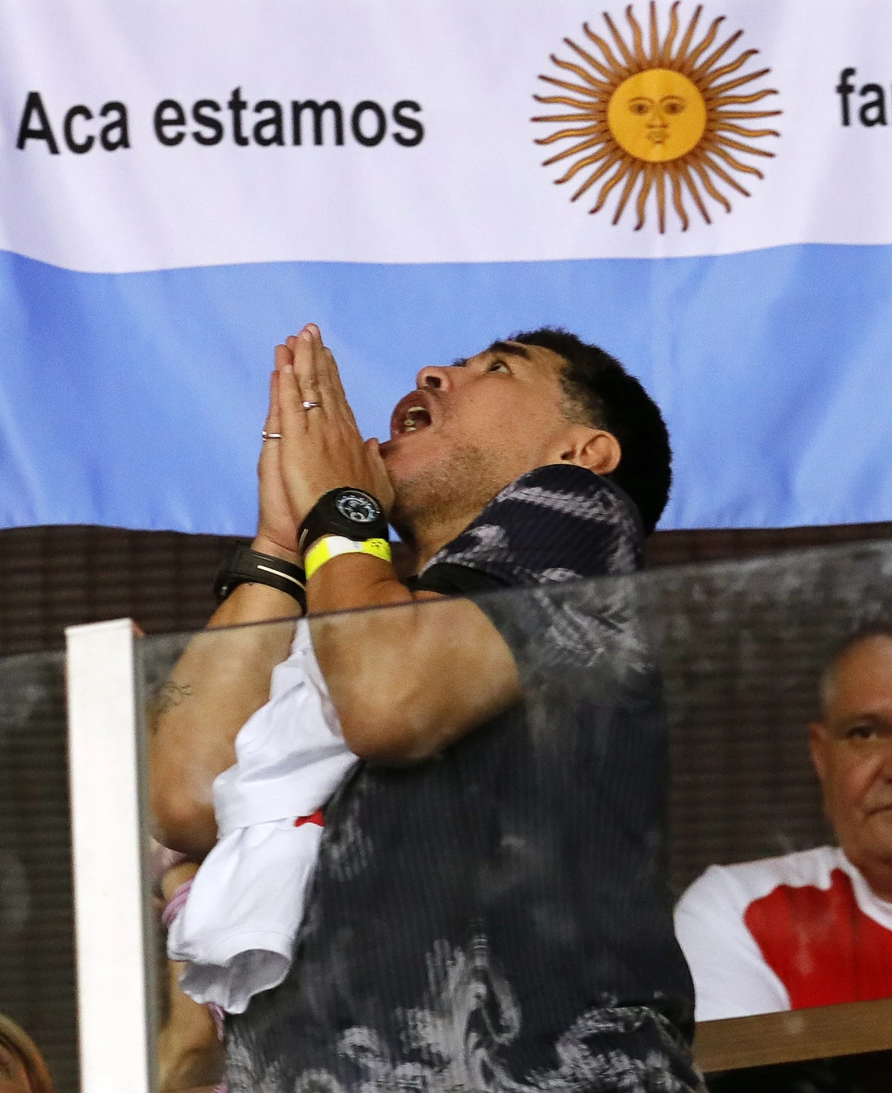 Tak cieszył się Diego Maradona ze zwycięstwa Argentyny Tak cieszył się Diego Maradona ze zwycięstwa Argentyny