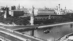 Kreml. Zdjęcie wykonano pod koniec lat 40. zeszłego stulecia
