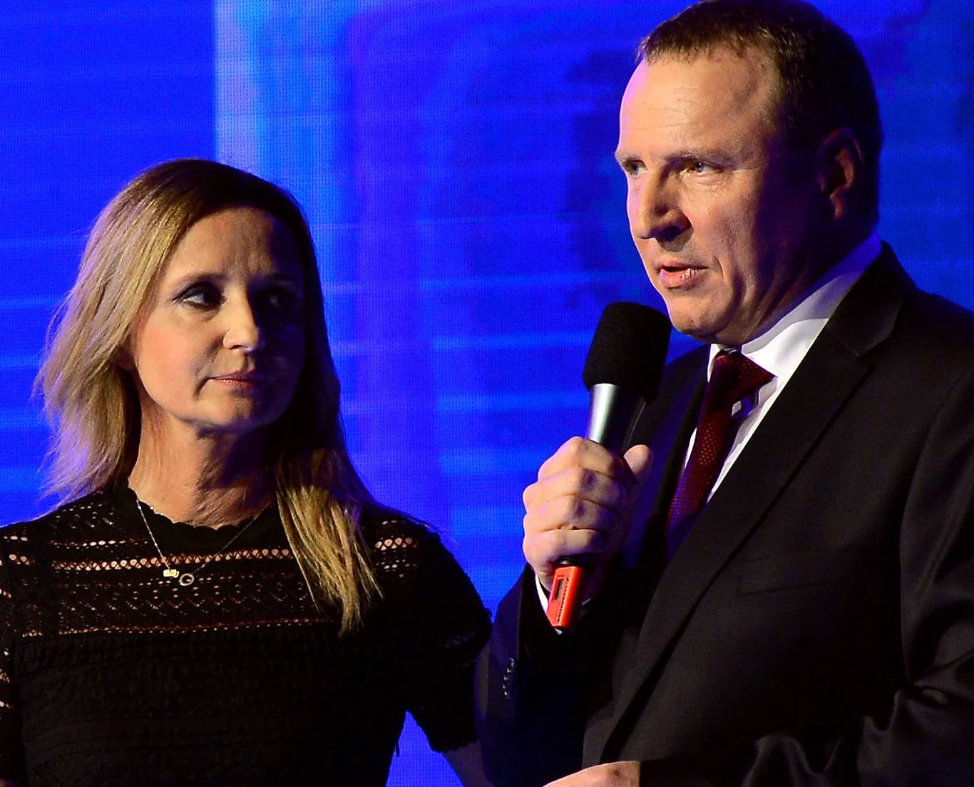 Jacek Kurski i Joanna Klimek