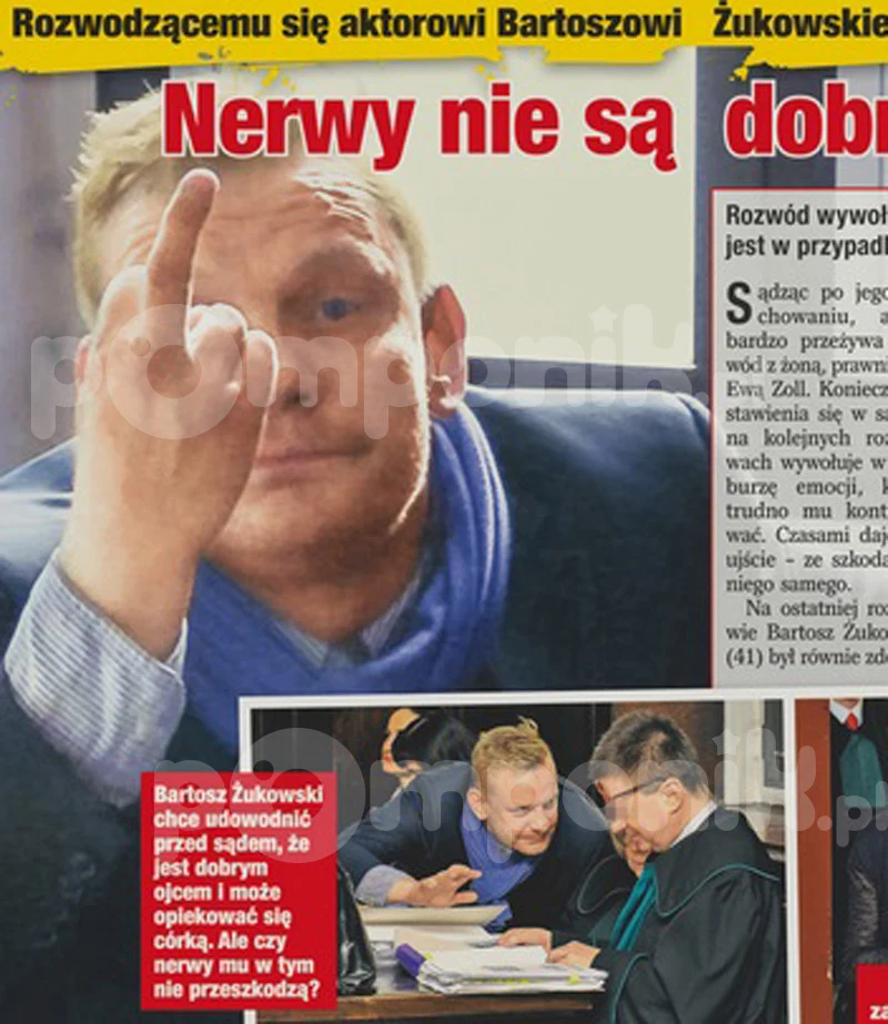 Aktor przeżywa trudny czas Aktor przeżywa trudny czas