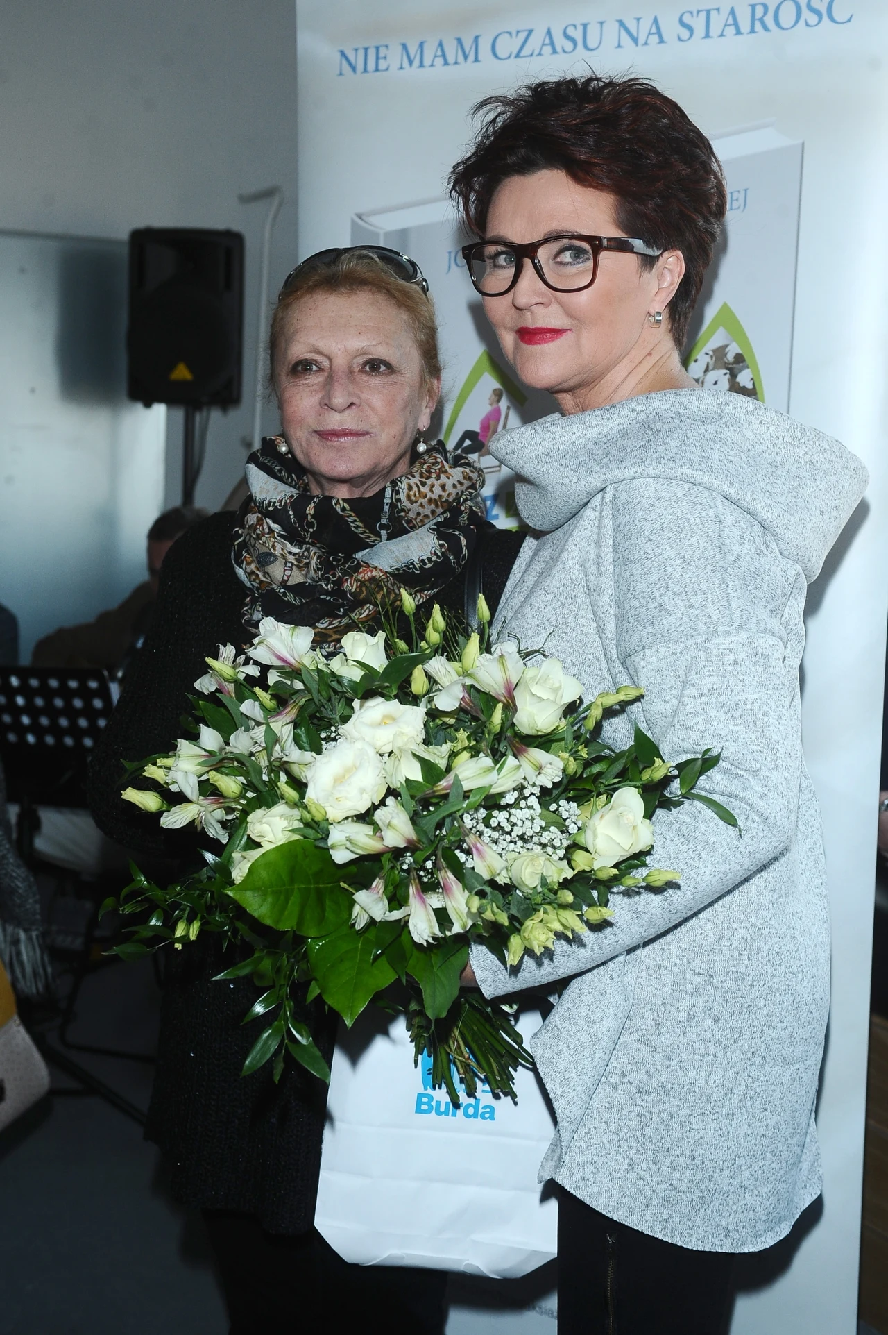 Ewa Wiśniewska, na zdj. z Jolantą Kwaśniewską Ewa Wiśniewska, na zdj. z Jolantą Kwaśniewską