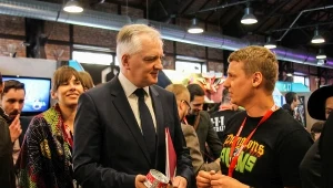 Minister Gowin na targach producentów gier komputerowych <a href="http://www.digitaldragons.pl" target="_blank">Digital Dragons</a> w Krakowie