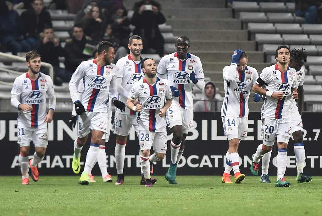 Radoość piłkarzy Olympique Lyon