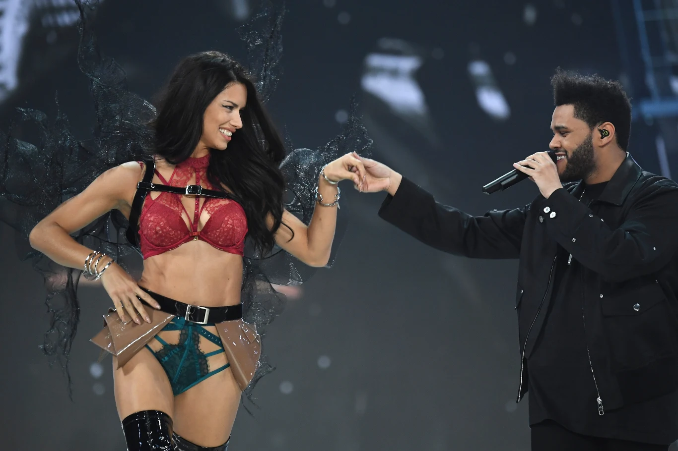 Adriana Lima i The Weeknd