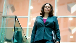 Andrea Nahles /fot. Kay Nietfeld, AFP PHOTO / dpa 