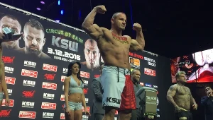 Mariusz Pudzianowski na ważeniu przed galą KSW 37