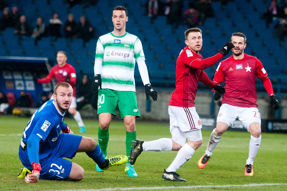 Wisła Kraków pokonała prowadzącą w tabeli Ekstraklasy Lechię Gdańsk 3-0