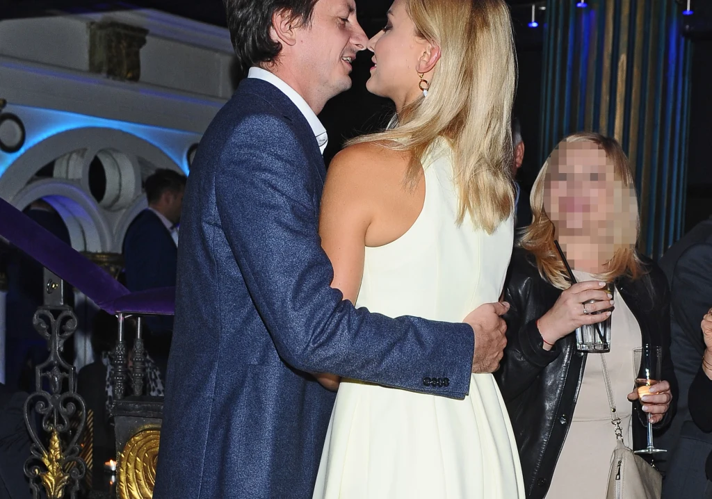 Joanna Moro z mężem