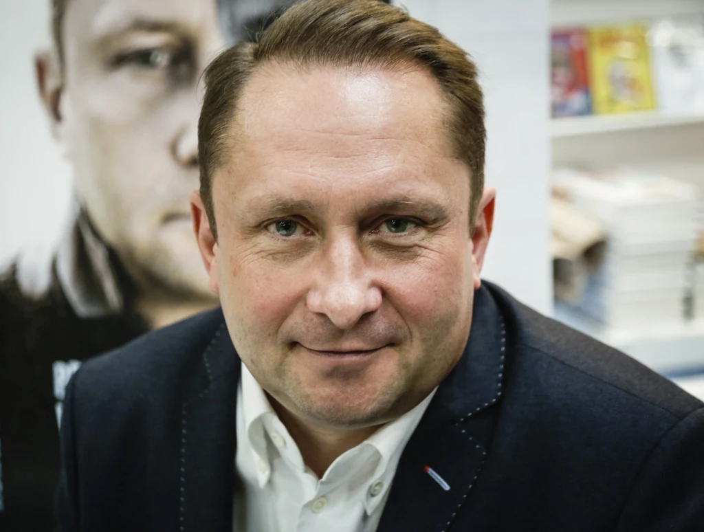 Kamil Durczok na promocji swojej książki