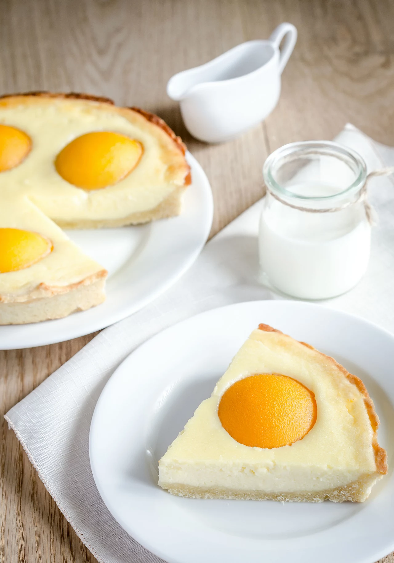 Tarta z brzoskwiniami Tarta z brzoskwiniami
