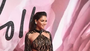 Półnaga Nicole Scherzinger na czerwonym dywanie