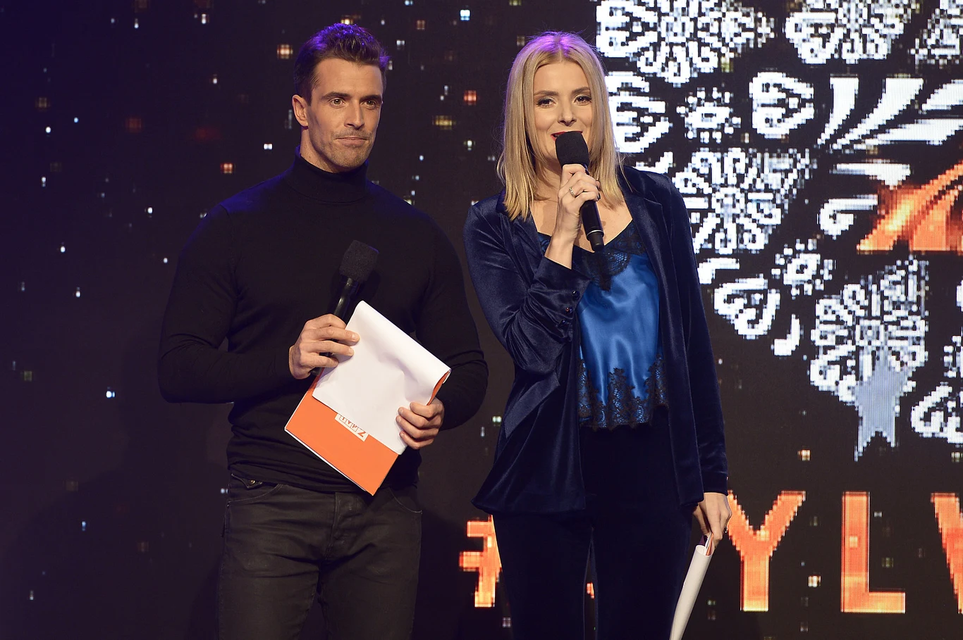 Stanisław Karpiel-Bułecka (Future Folk) i Halina Mlynkova