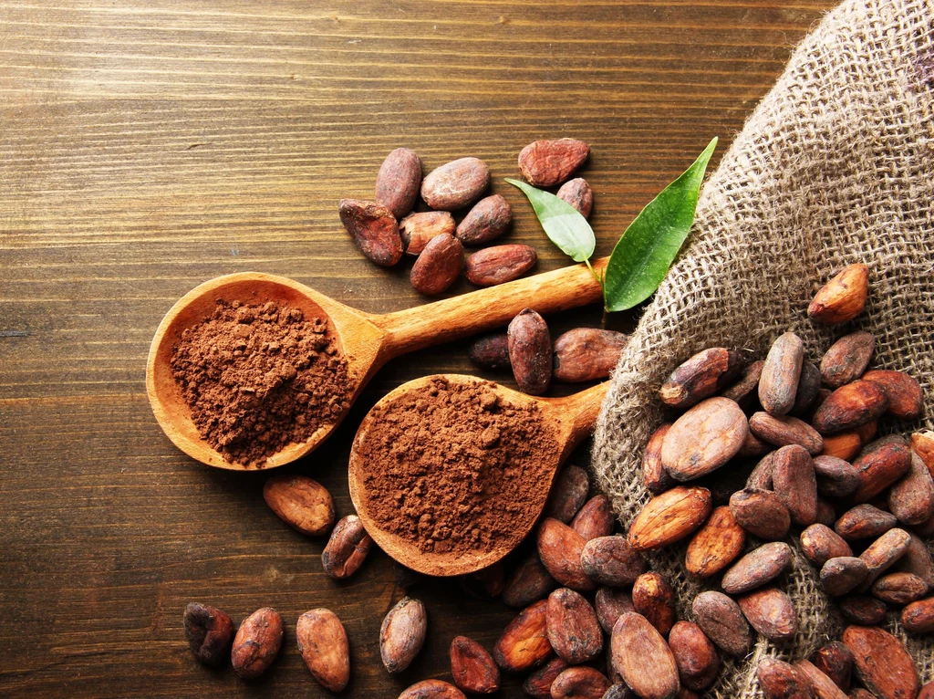 Kakao jest jednym z najbogatszych pokarmowych źródeł wapnia