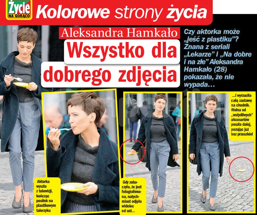 Wpadkę Hamkało zauważyli dziennikarze "Życia na gorąco"