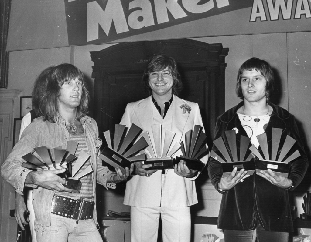 Keith Emerson, Greg Lake i Carl Palmer w 1972 r.