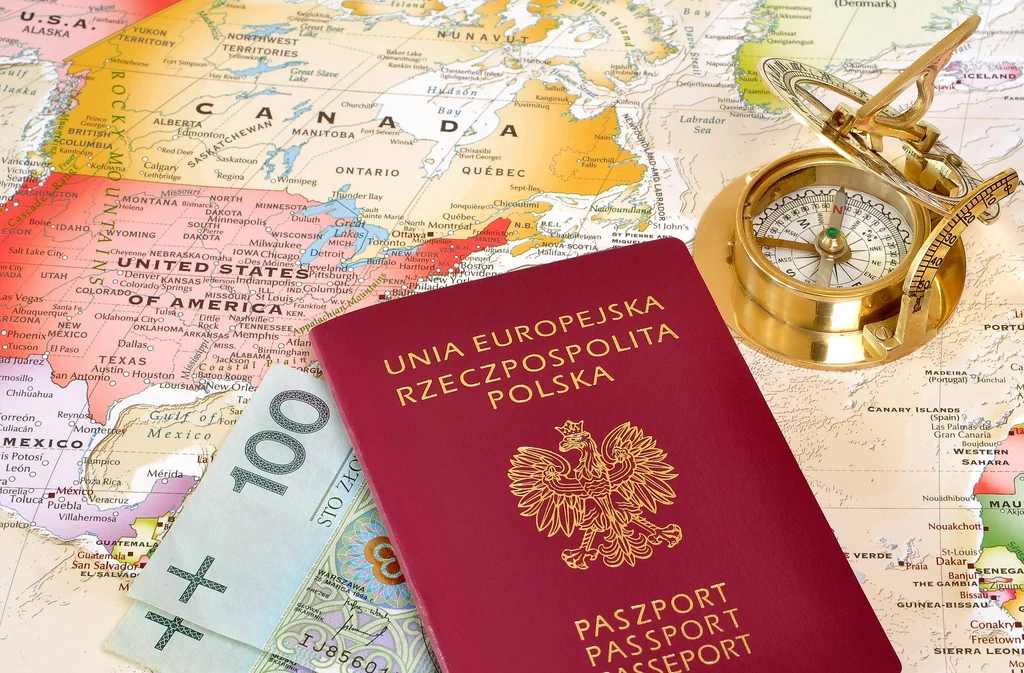 Polacy bez wizy mogą podróżować do 182 państw.  