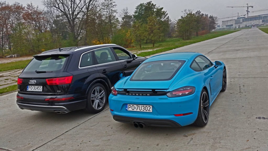 Audi SQ7 TDI kontra Porsche 718 Cayman S