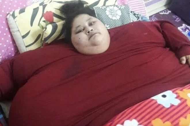 Eman Ahmed Abd El Aty waży blisko 500 kg /Fot. Muffazal Lakdawala