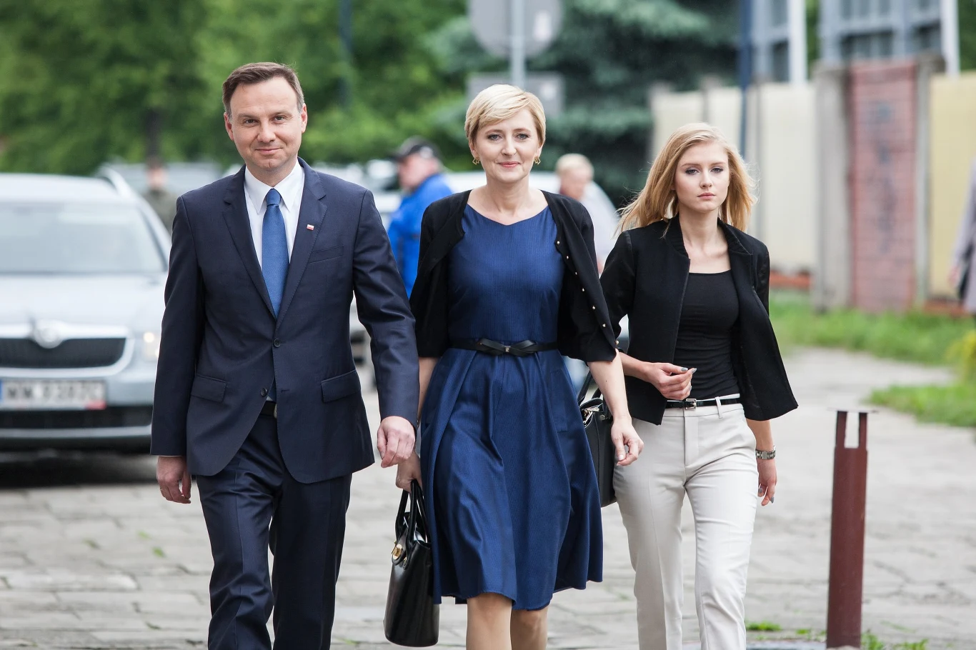 Dudowie z córką Dudowie z córką