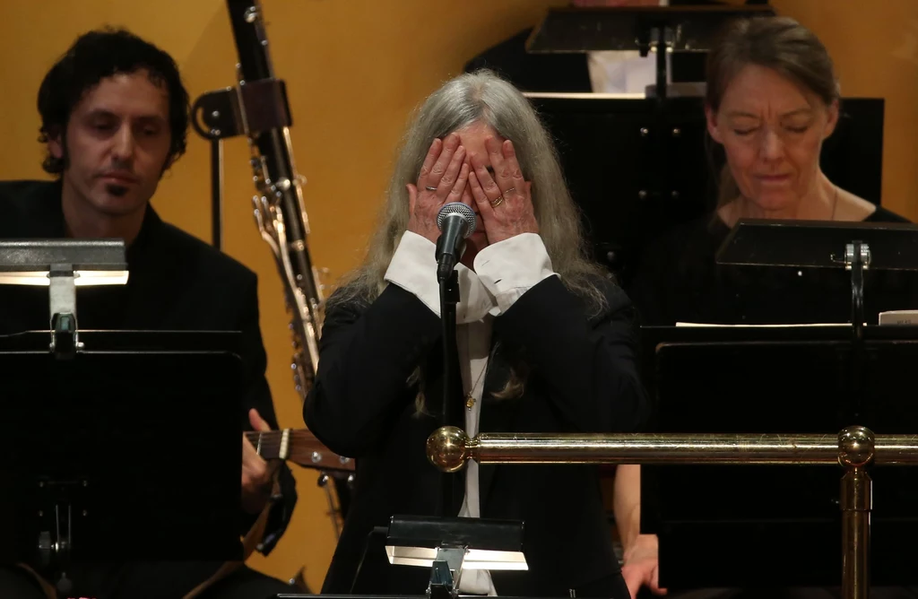 Patti Smith zapomniała tekstu na gali wręczania Nagród Nobla
