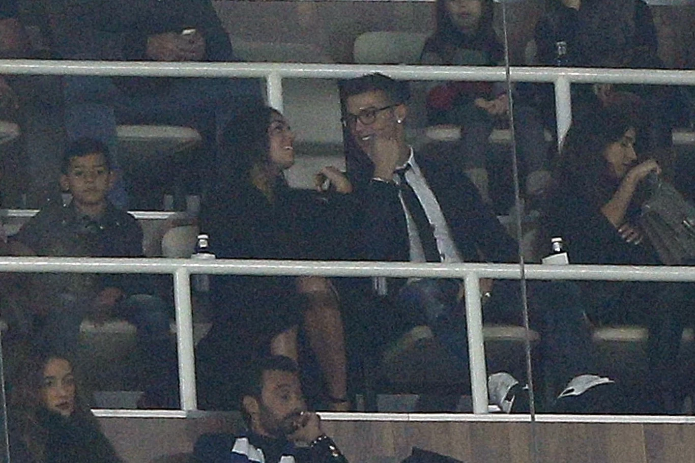 Ronaldo wziął na mecz syna i Georginę