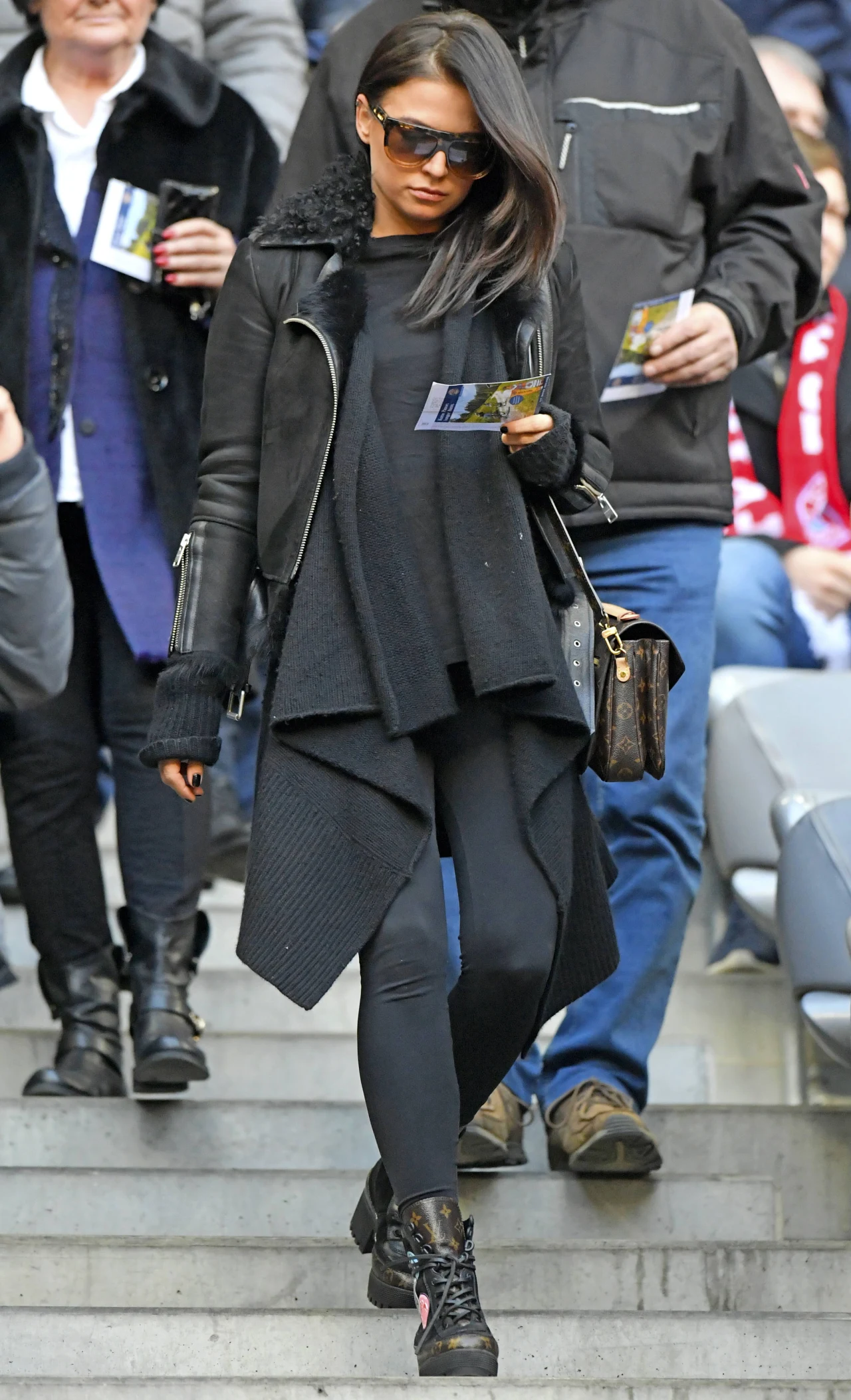 Anna Lewandowska na meczu Bayern-Wolfsburg