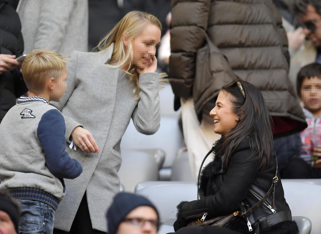 Anna Lewandowska na meczu Bayern-Wolfsburg