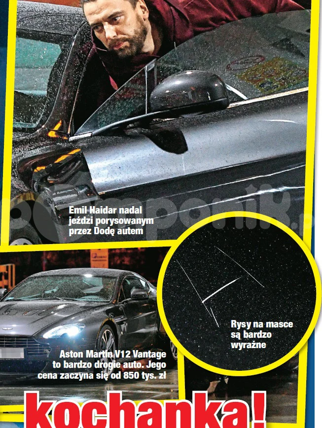 Samochód Emila Haidara