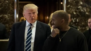 Donald Trump i Kanye West w Trump Tower w Nowym Jorku