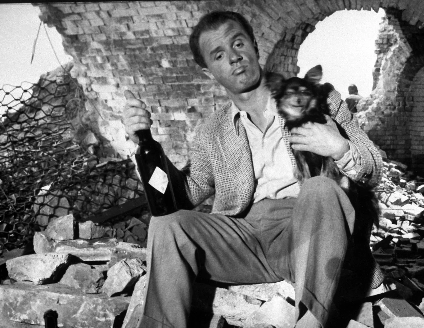 Edward Dziewoński w filmie "Eroica" (1957) Edward Dziewoński w filmie "Eroica" (1957)