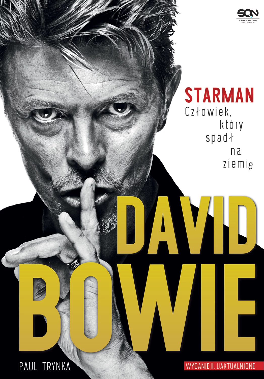 David Bowie na okładce książki "Starman. Człowiek, który spadł na Ziemię
