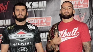 Mamed Chalidow (z lewej) pokonał Michała Materlę w 2015 roku na gali w Krakowie