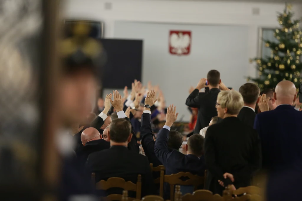 Posiedzenie Sejmu w Sali Kolumnowej Posiedzenie Sejmu w Sali Kolumnowej