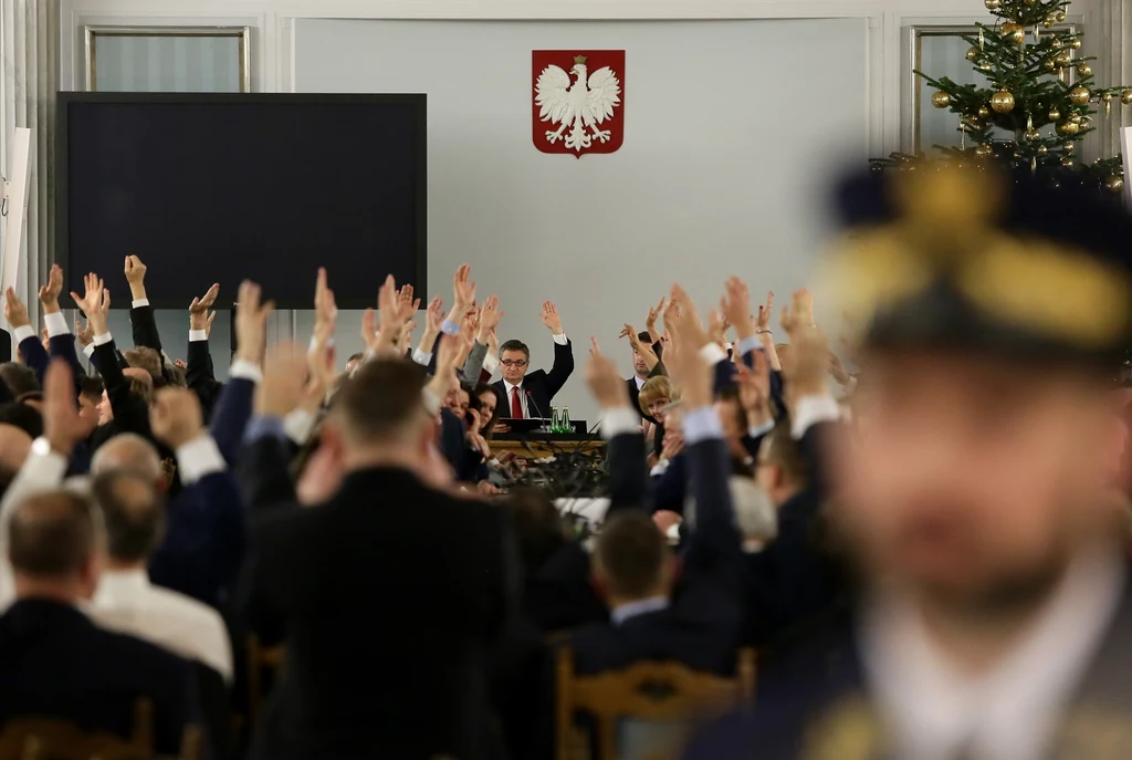 Posiedzenie Sejmu w Sali Kolumnowej Posiedzenie Sejmu w Sali Kolumnowej