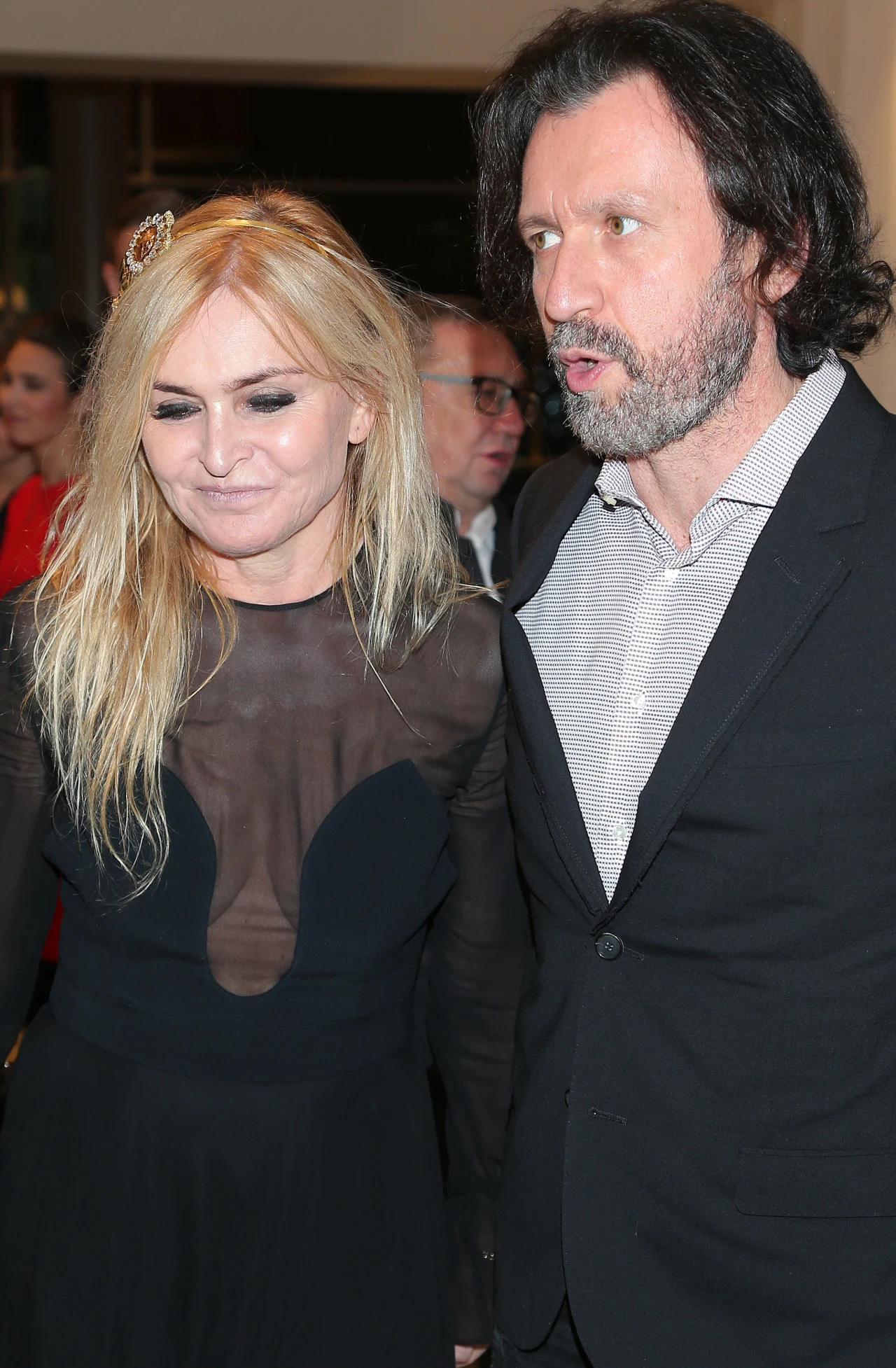 Monika Olejnik z ukochanym Monika Olejnik z ukochanym