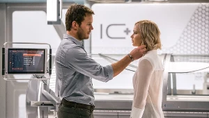 Jennifer Lawrence i Chris Pratt w filmie "Pasażerowie"