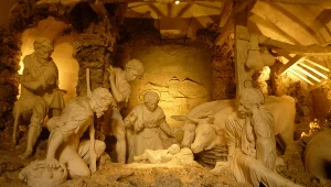 Szopka Federico Brandiniego (XVI w.) w Oratorium Świętego Józefa – Urbino, Włochy              Fot. ZM