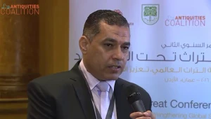 Shaaban Abdel Hawad z departamentu repatriacji zabytków Ministerstwa Starożytności Egiptu