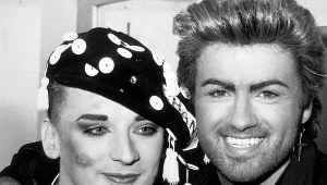 Boy George i George Michael w 1987 r.