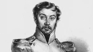 Józef Zaliwski. Portret autorstwa Charlesa-Louisa Bazina