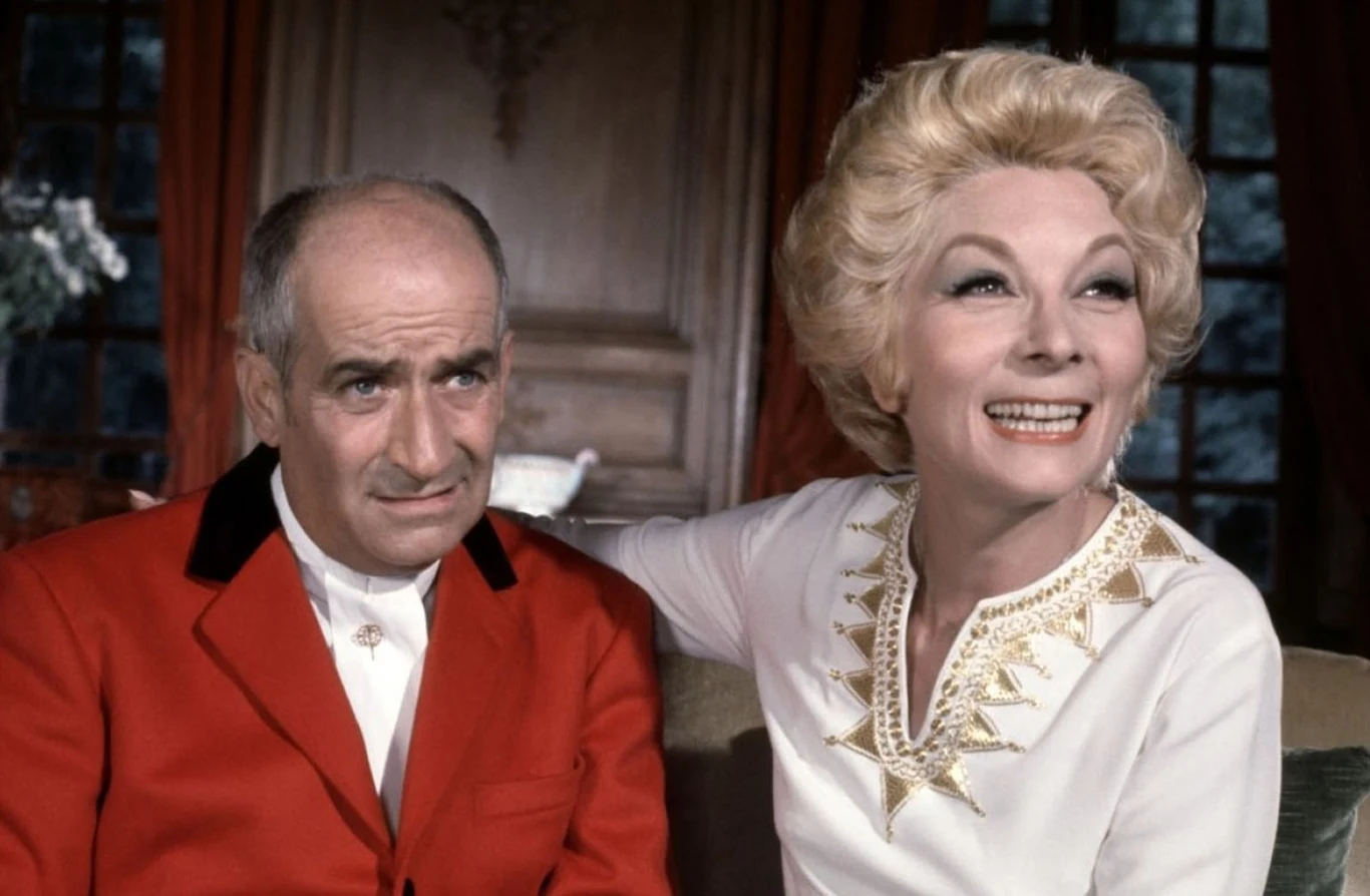 Claude Gensac i Louis de Funes Claude Gensac i Louis de Funes