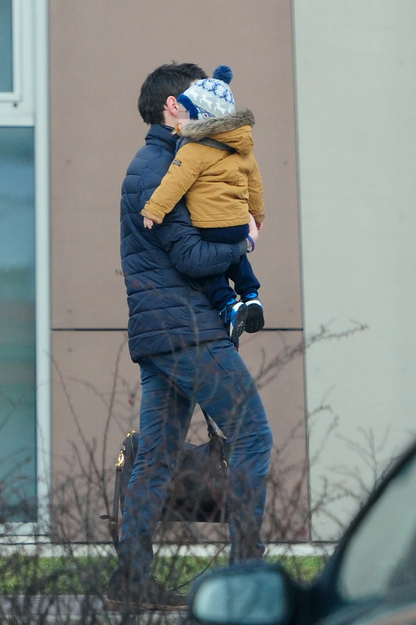 Bartek Wróblewski z synem