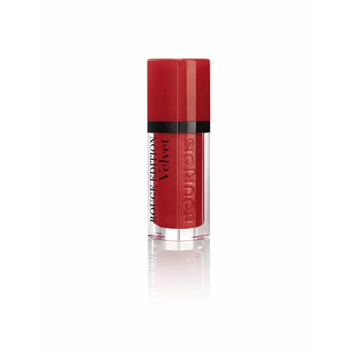 BOURJOIS ROUGE EDITION VELVET Szminka w płynie z matowym wykończeniem z miękkim, niedużym pędzelkiem. Przyjemnym zapach i bardzo łatwa aplikacja sprawiają, że aż chce się jej używać! Usta wyglądają na pełniejsze, są delikatnie zmatowione ale nie wyglądają sztucznie. Kolor jest intensywny, a szminka świetnie nawilża! Gama kolorów jest duża, dlatego każda, nawet najbardziej wymagająca kobieta znajdzie coś dla siebie. Produkt zdecydowanie godny polecenia! Cena ok. 30,00 zł Stosunek jakości do ceny: 7/10 